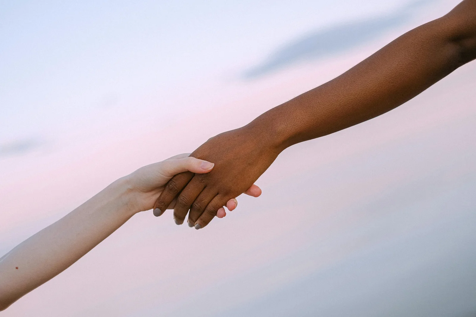 Hands held together
